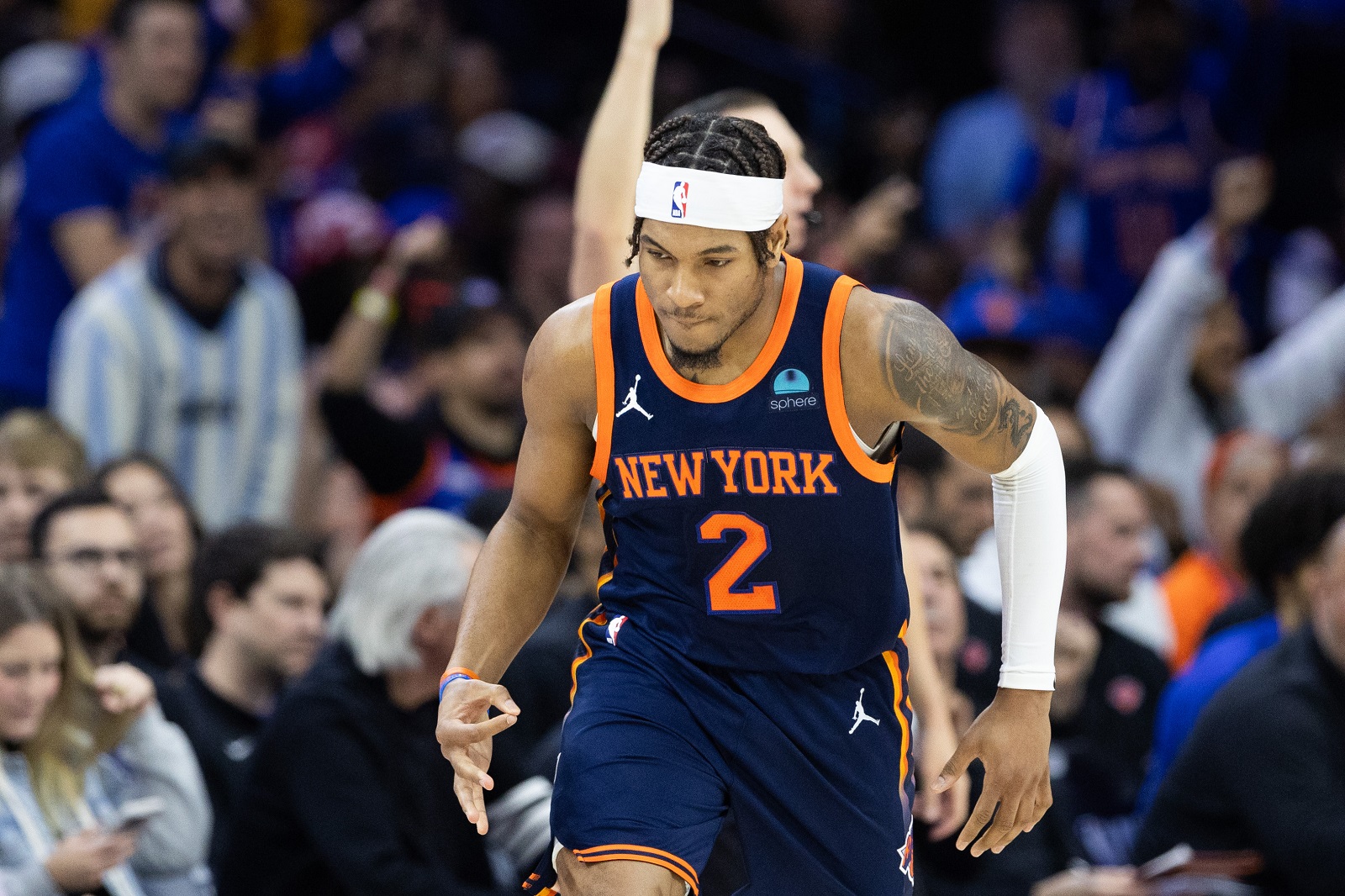 Miles McBride (Knicks) contre les Sixers