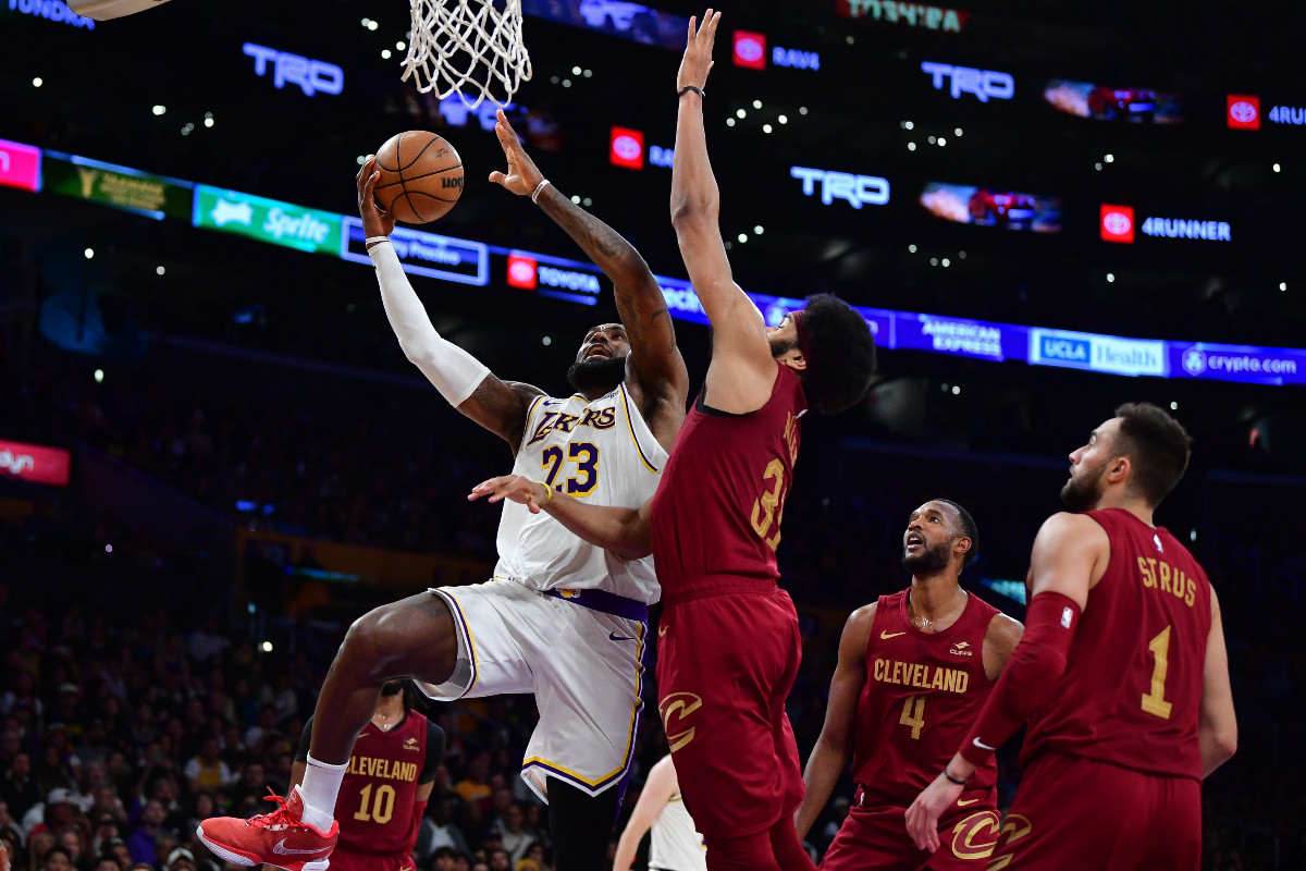 LeBron James avec les Lakers