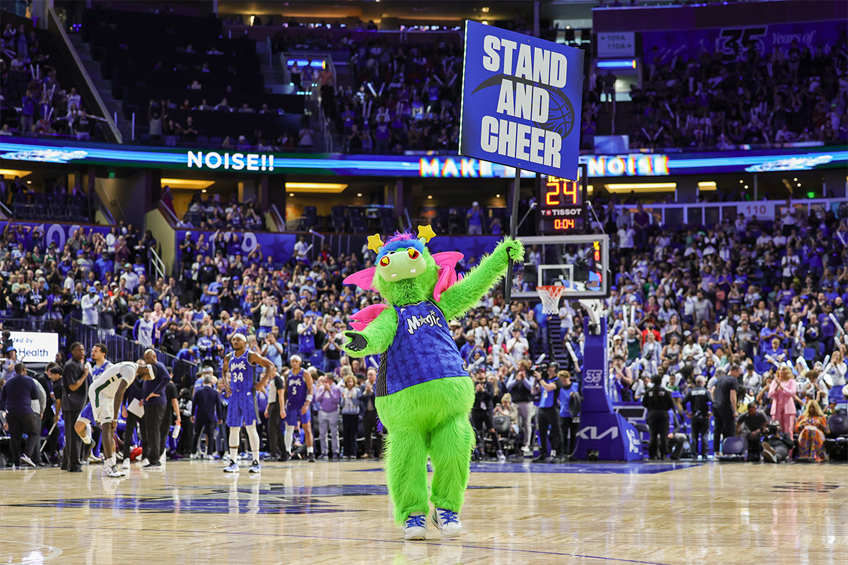 Le Kia Center et les fans du Magic