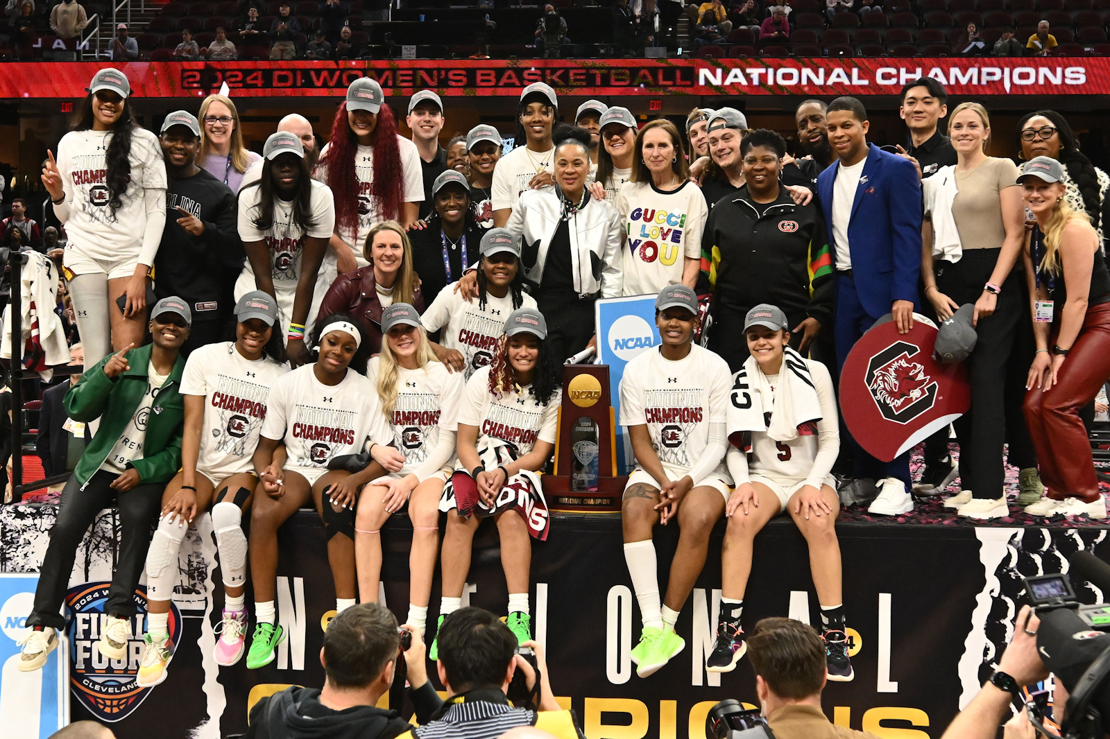 iowa caitlin clark record audience south carolina