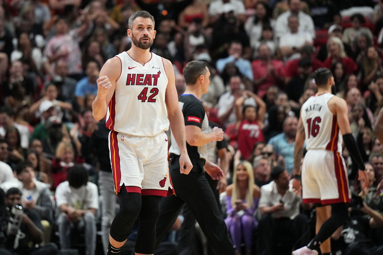 Kevin Love avec le Heat