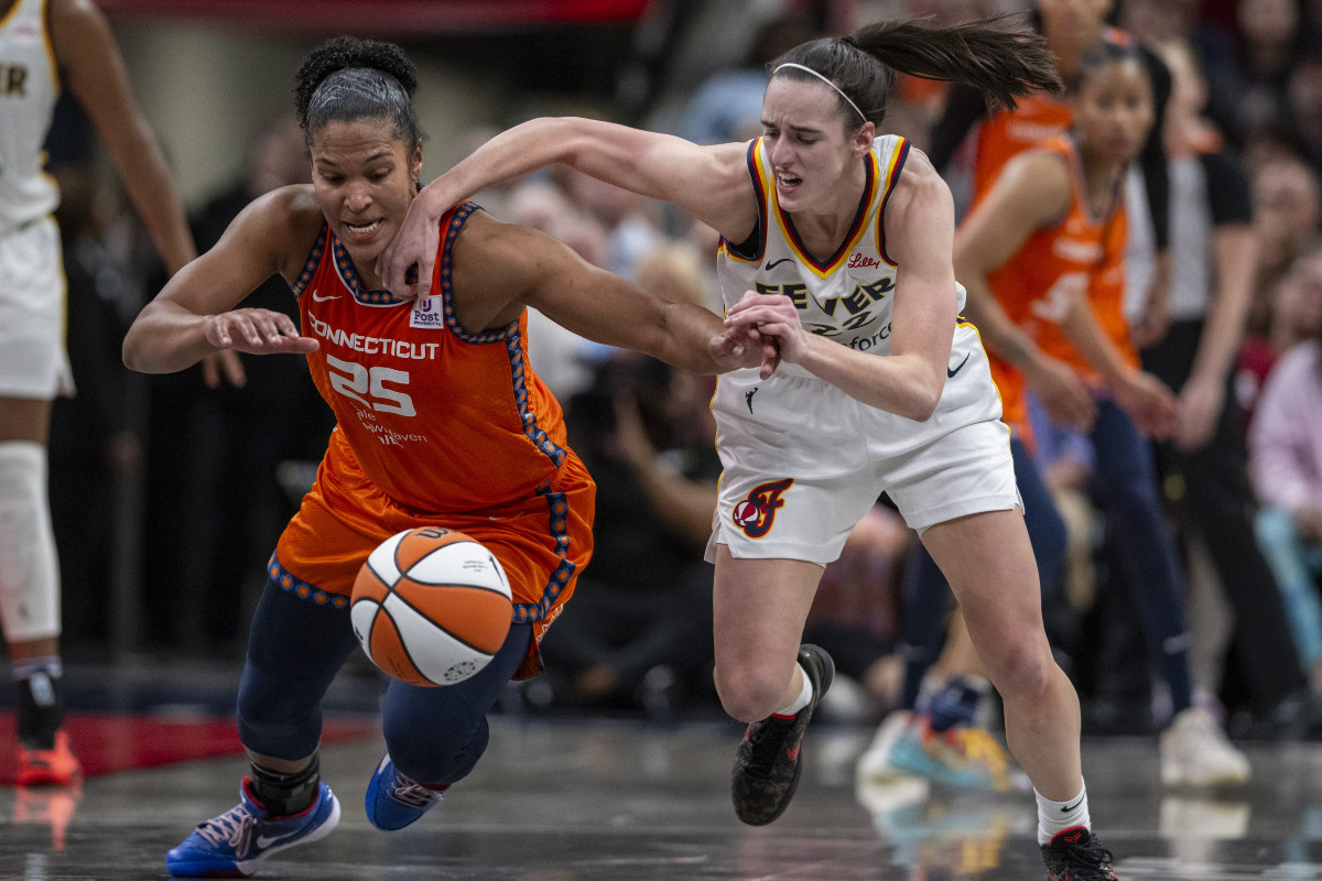 Caitlin Clark avec l'Indiana Fever