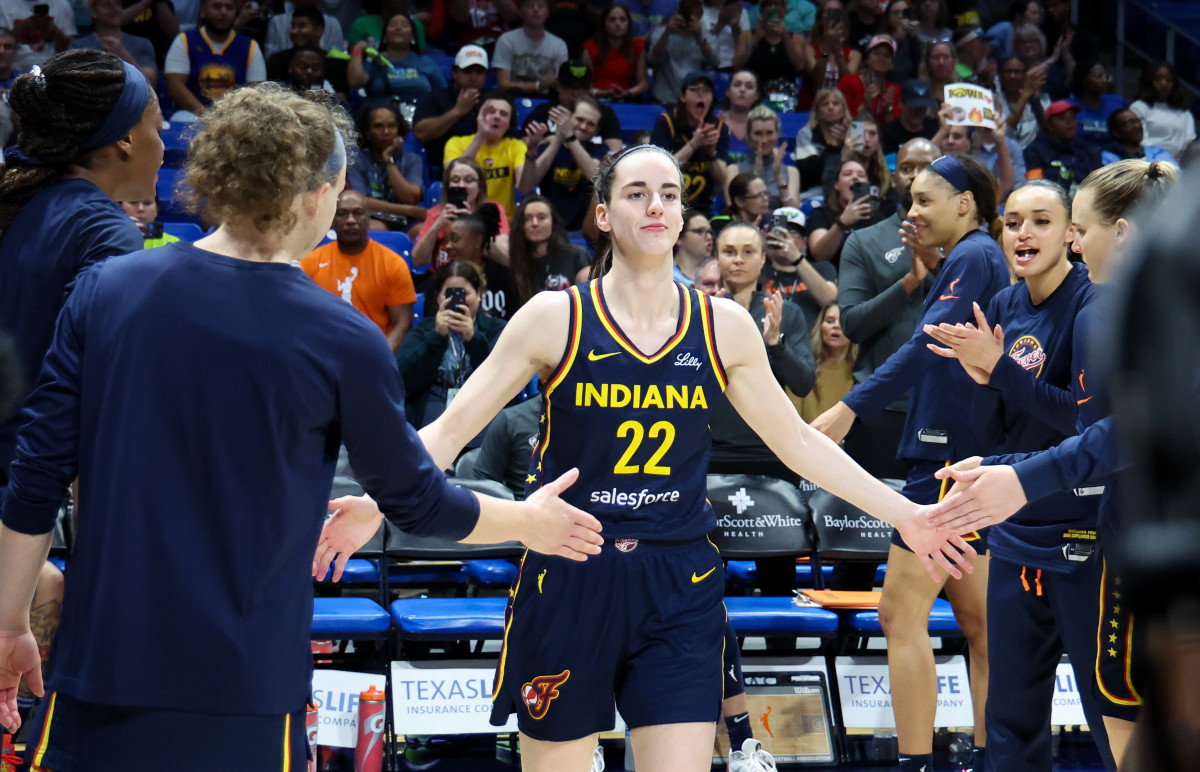 Caitlin Clark avec l'Indiana Fever