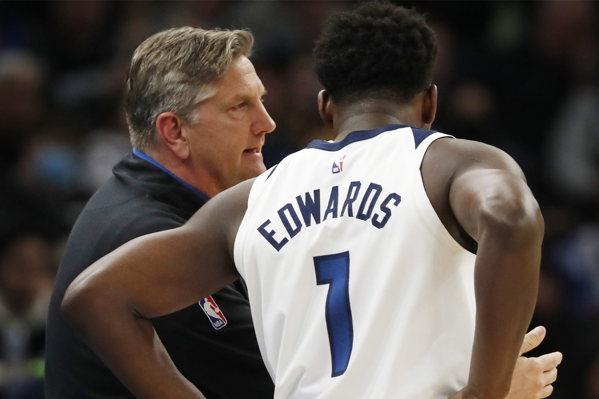 Chris Finch et Anthony Edwards