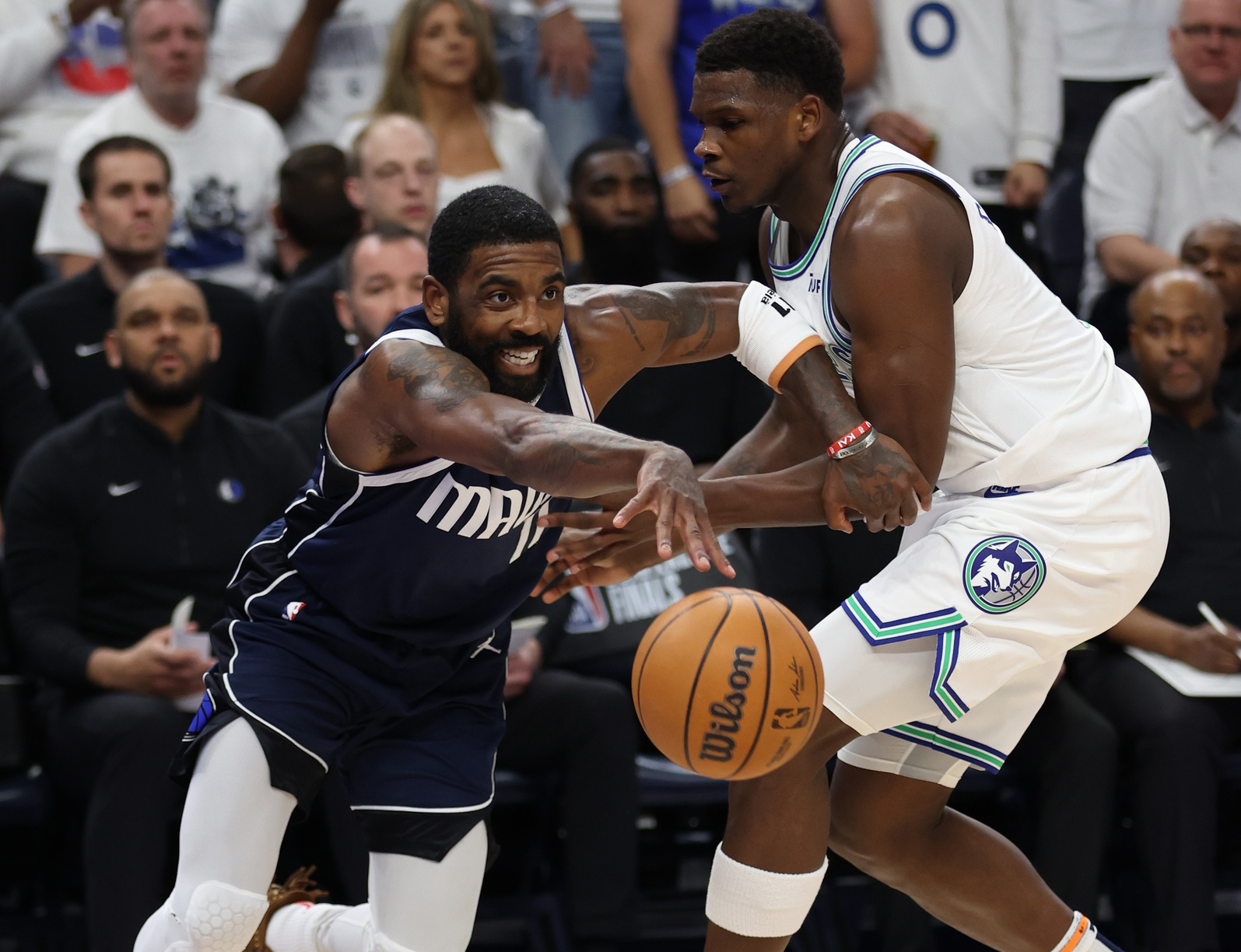 Kyrie Irving Anthony Edwards