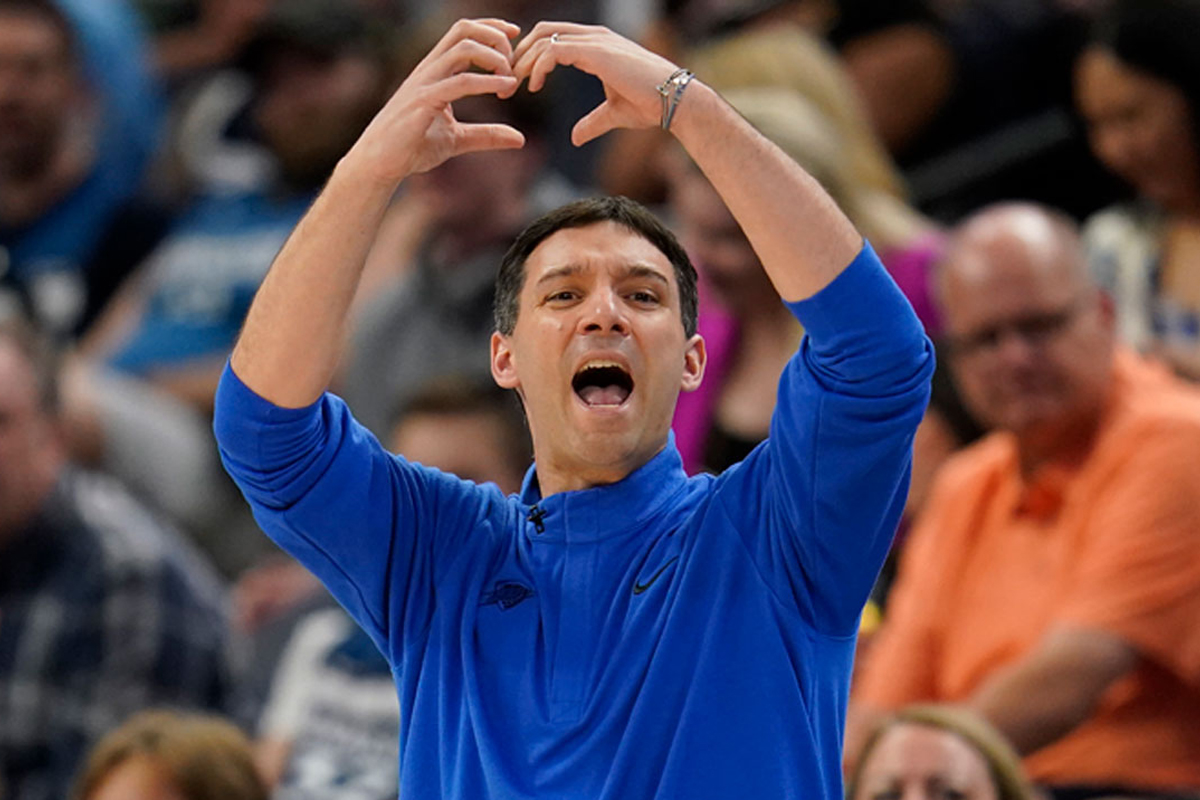 Mark Daigneault avec le Thunder