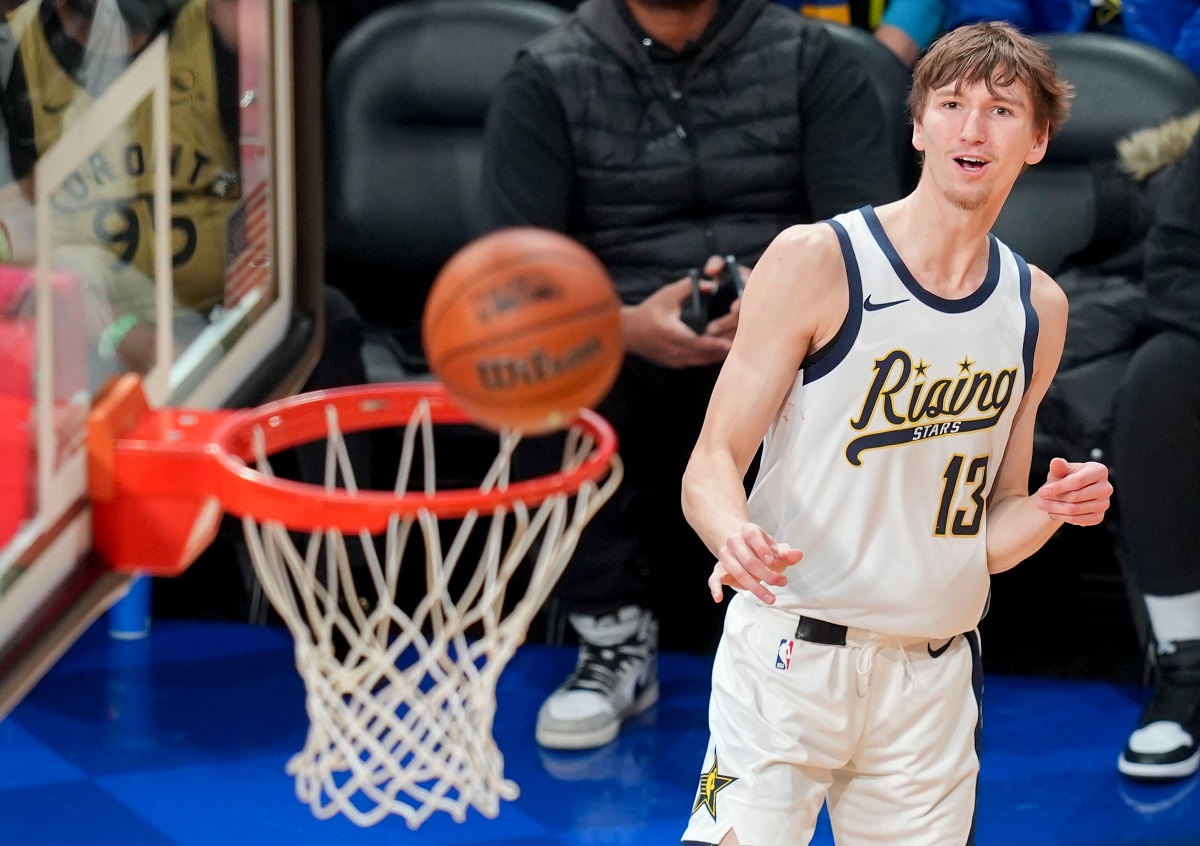 Matas Buzelis lors du Rising Stars Challenge