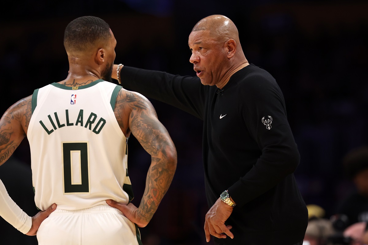 Doc Rivers et Damian Lillard