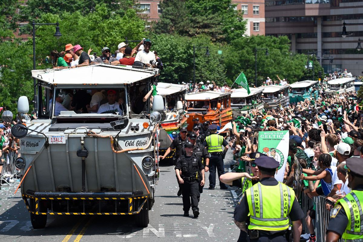La parade des Boston Celtics