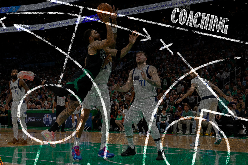 Les Celtics face aux Mavericks