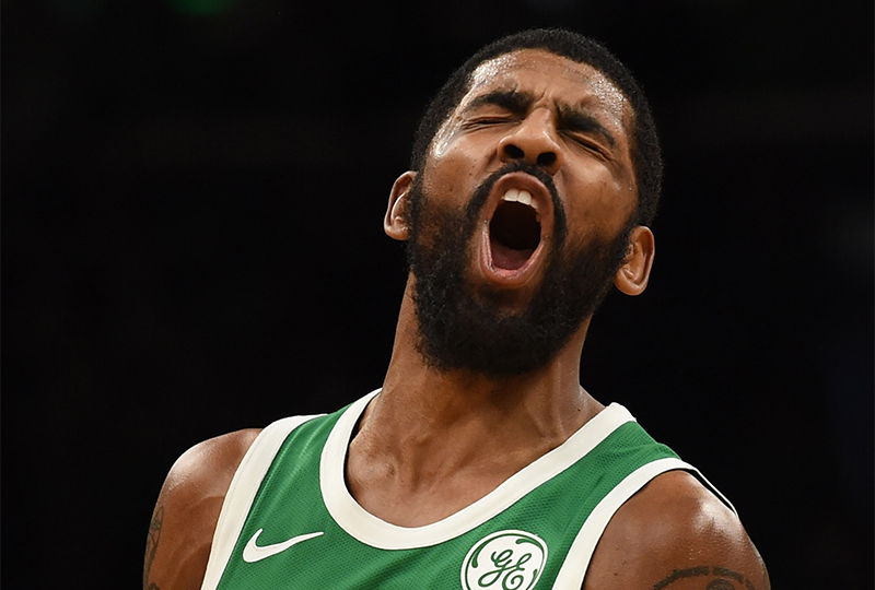 Kyrie Irving avec les Celtics