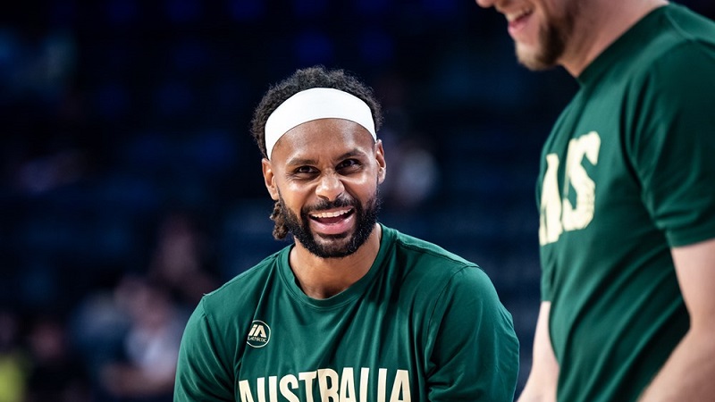Patty Mills avec l'Australie