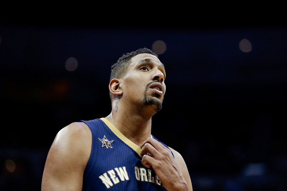 Alexis Ajinça avec les Pelicans en 2017