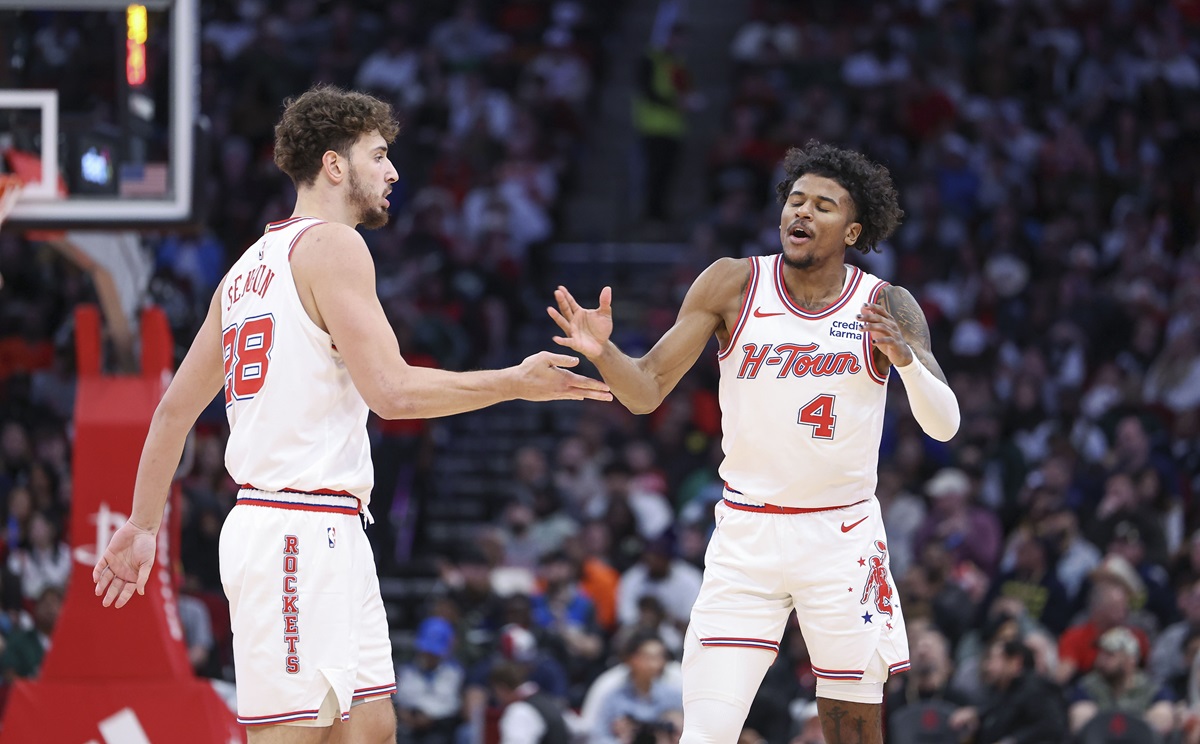 Alperen Sengun et Jalen Green