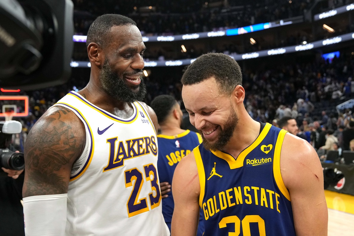 LeBron James et Stephen Curry