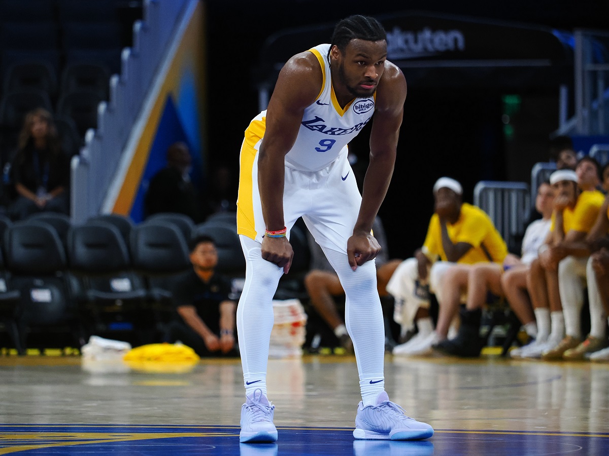 Bronny James avec les Lakers en Summer Leagues