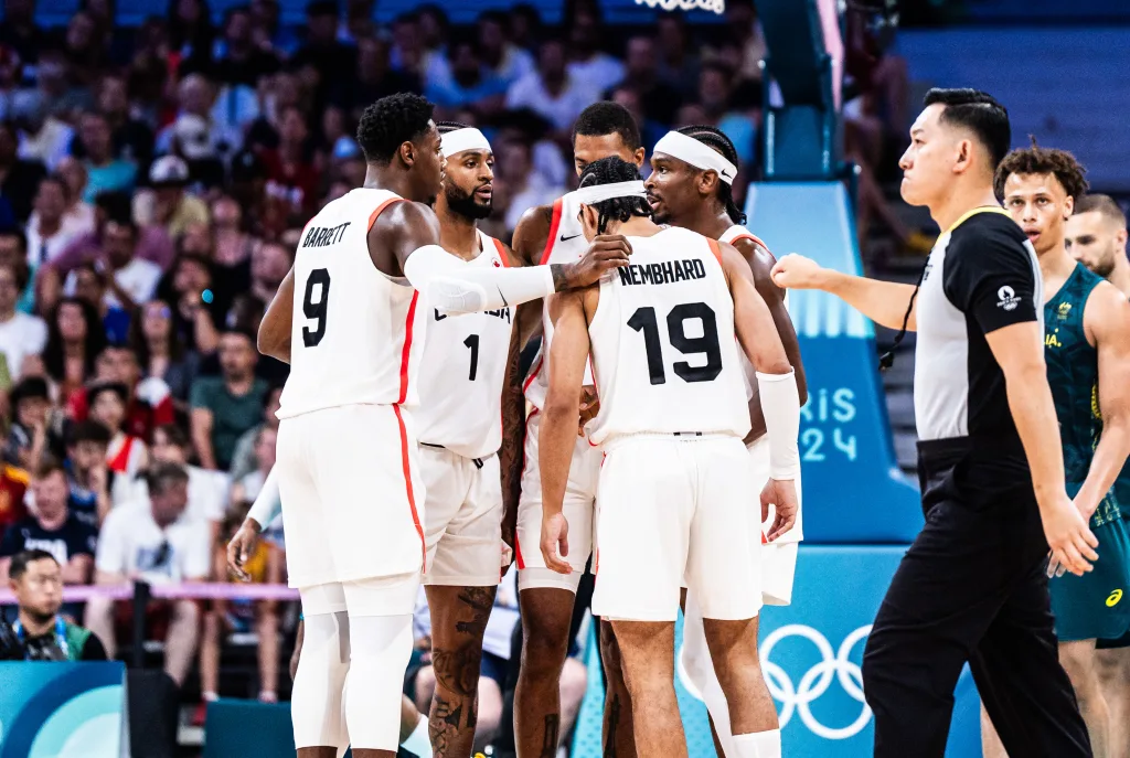 Le Canada face à l'Australie