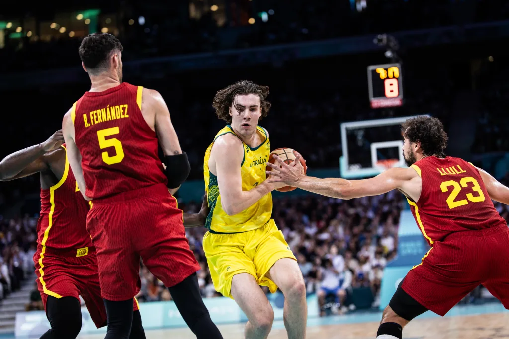 Josh Giddey et l'Australie face à l'Espagne