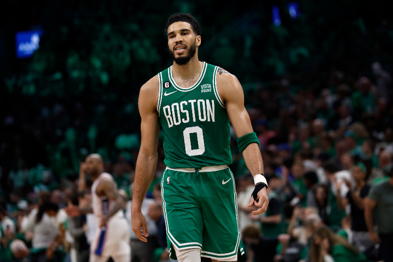 Jayson Tatum avec les Celtics