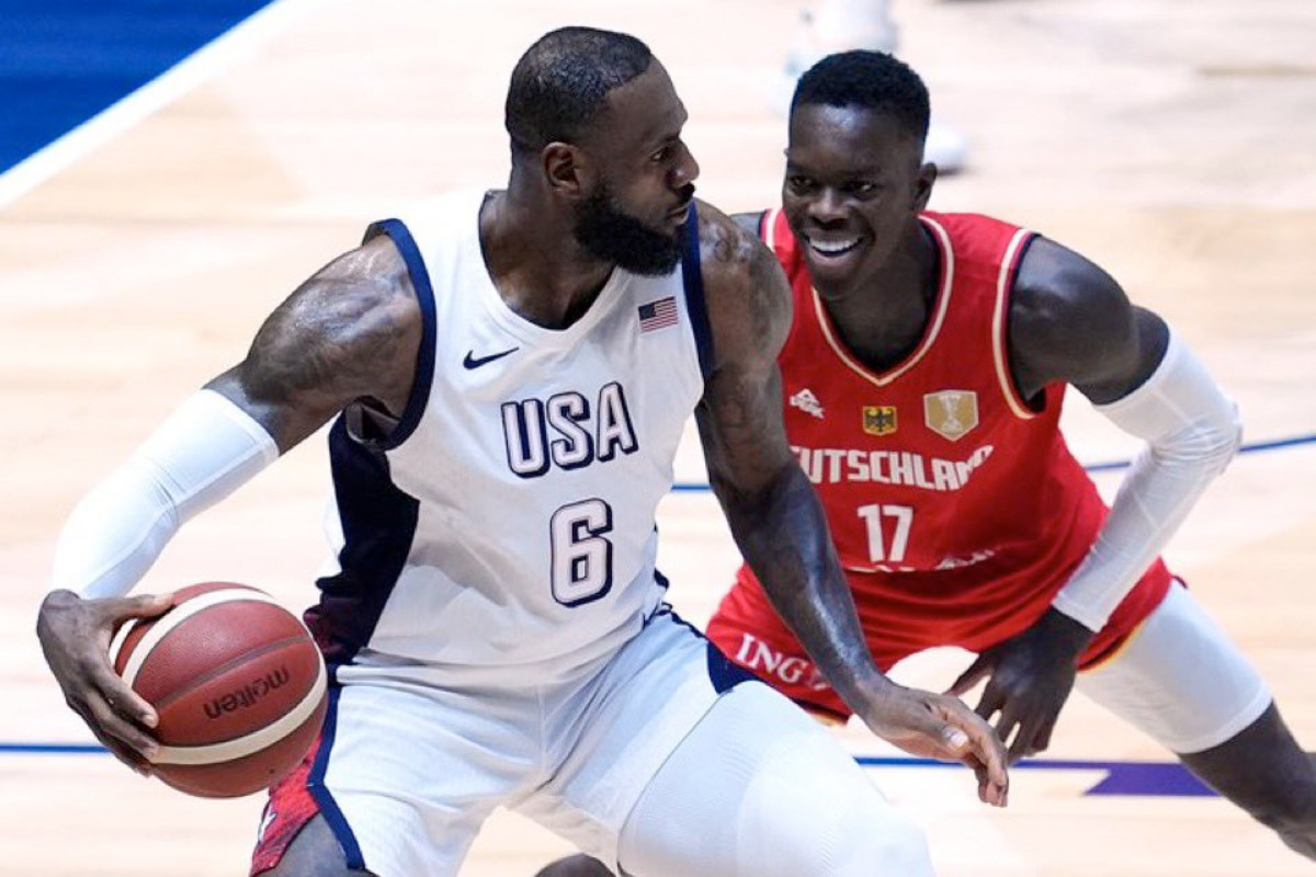 LeBron James et Dennis Schröder