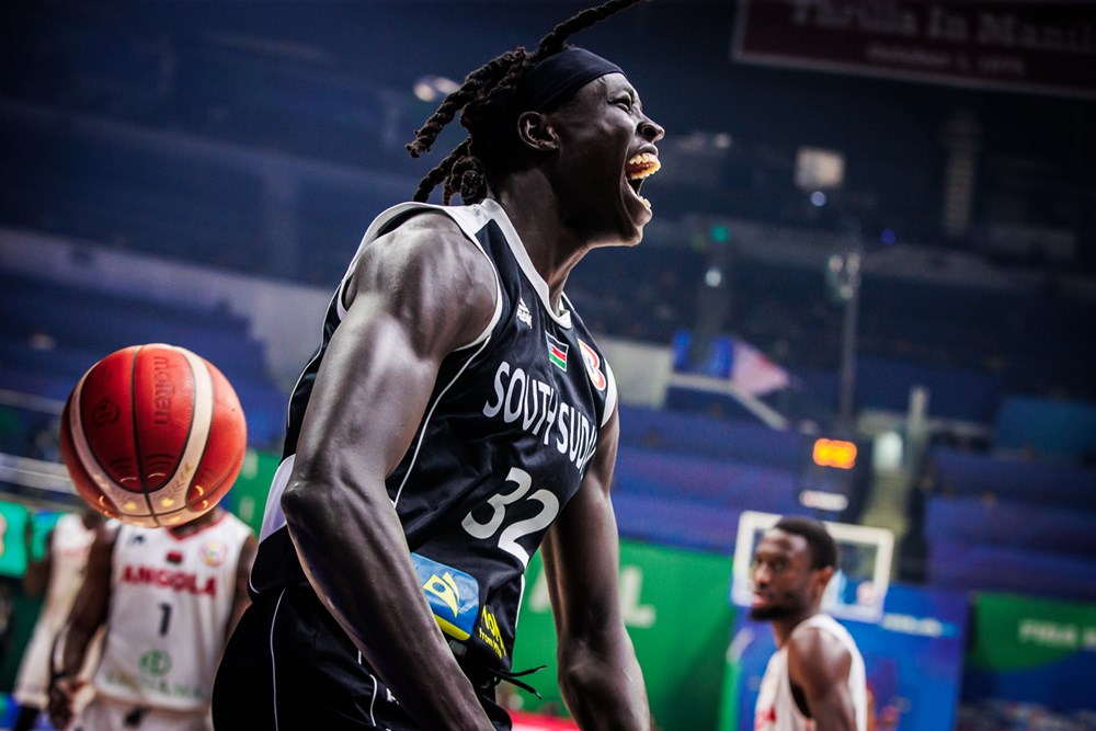 Wenyen Gabriel avec le Soudan du Sud