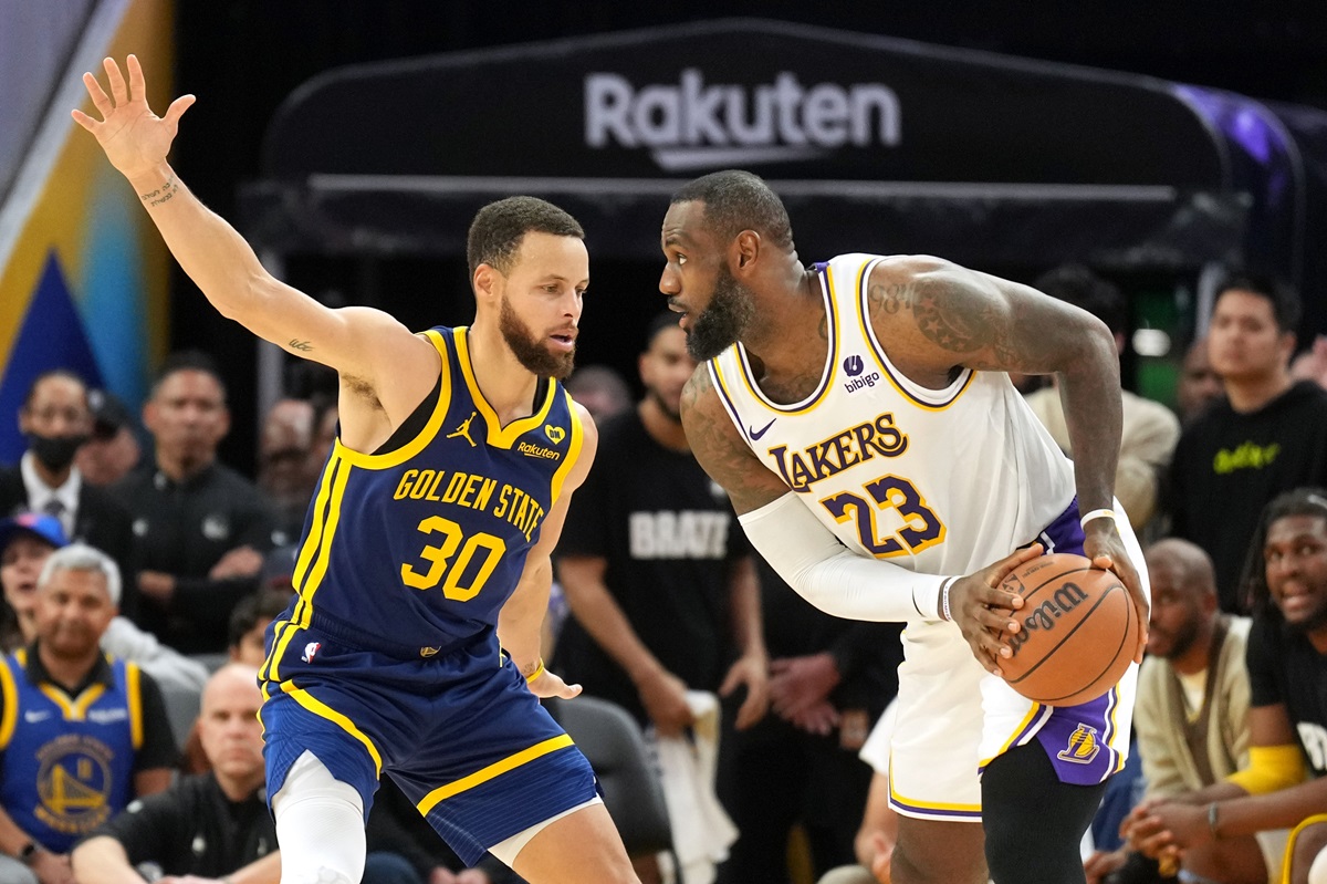 LeBron James et Stephen Curry