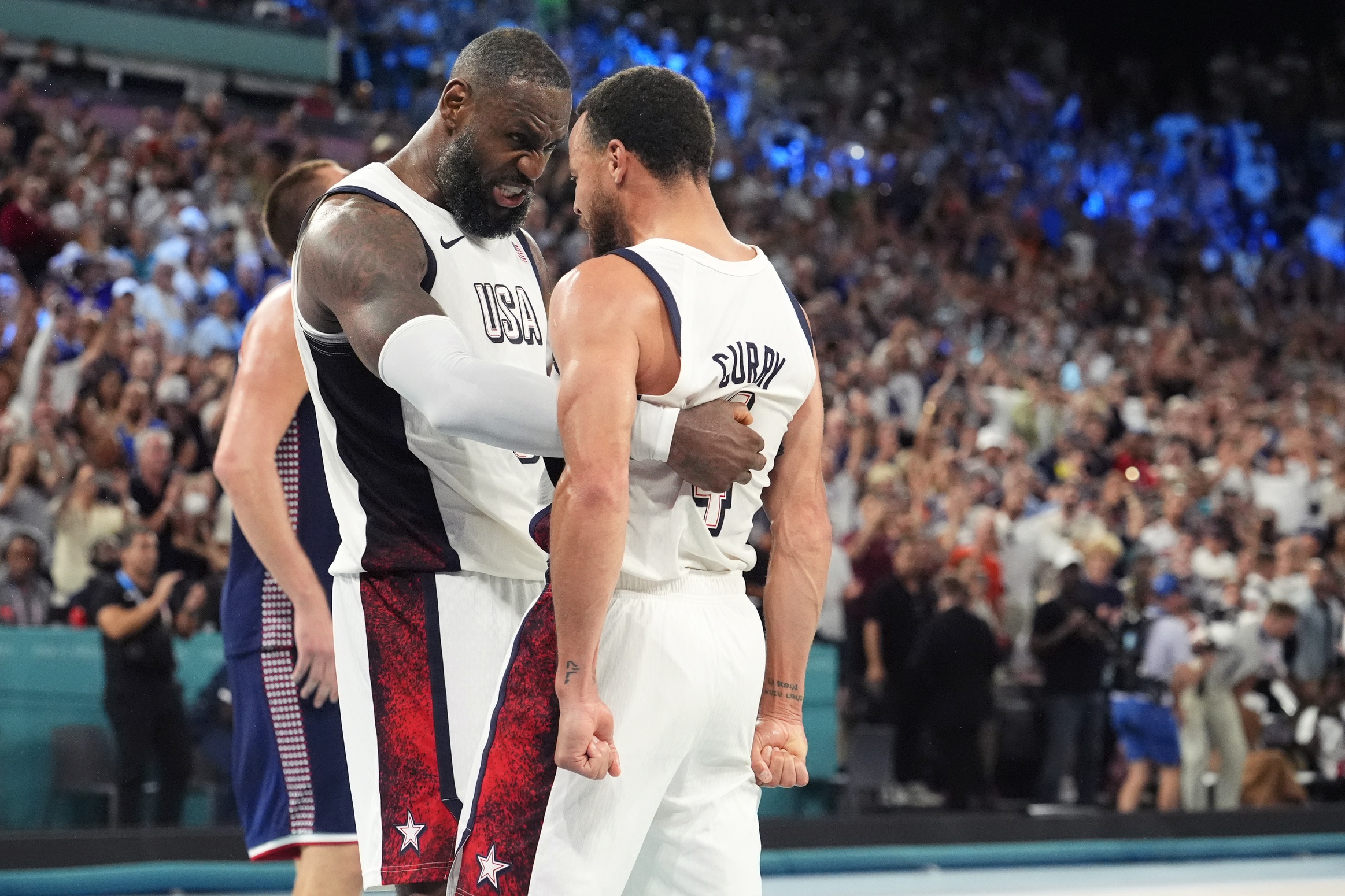 LeBron James et Stephen Curry