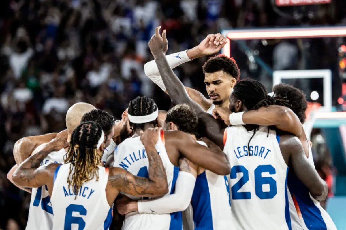 L'Equipe de France face aux Etats-Unis