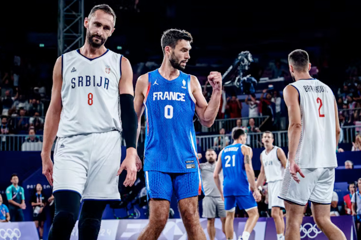 La France face à la Serbie en 3x3