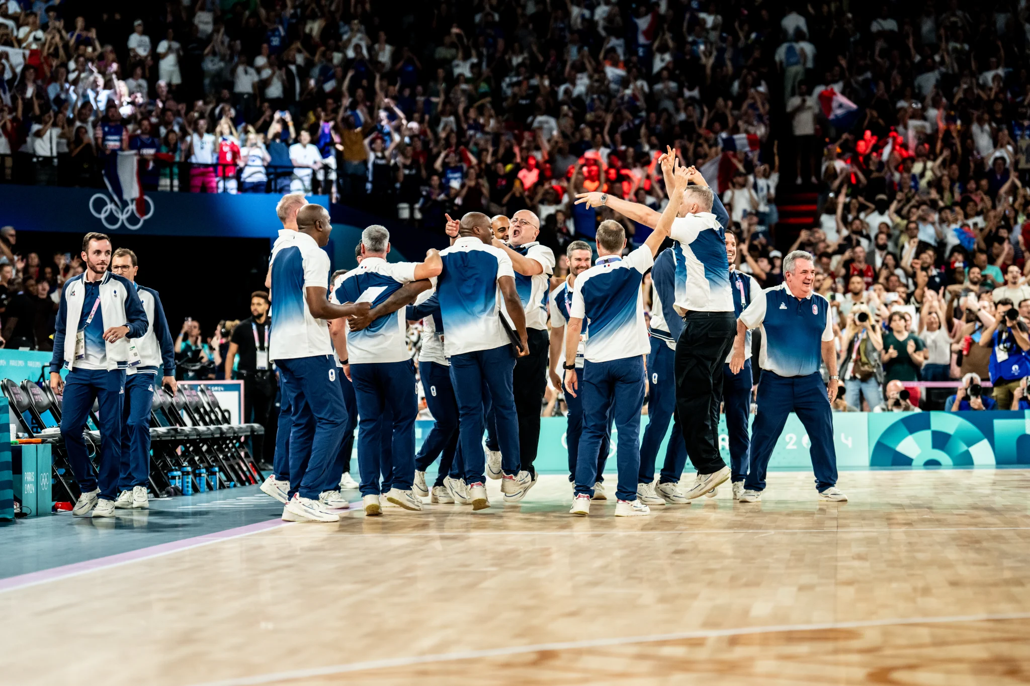 Vincent Collet et son staff