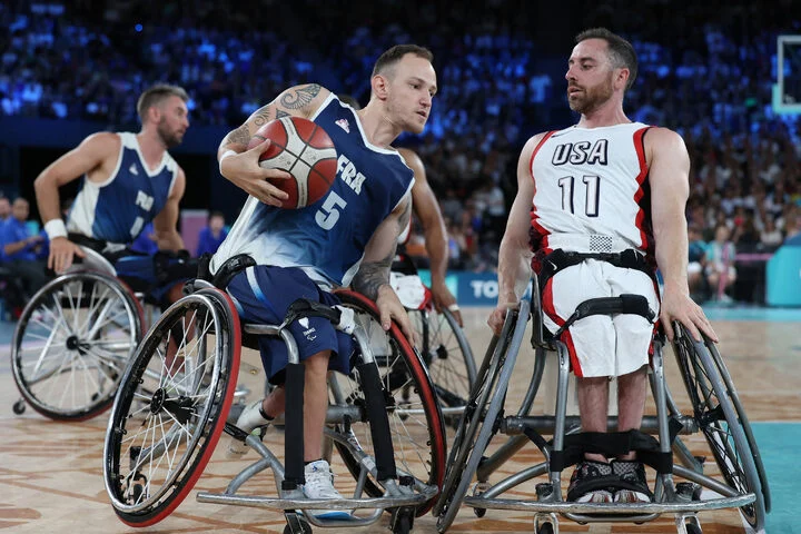 basket fauteuil - équipe de France