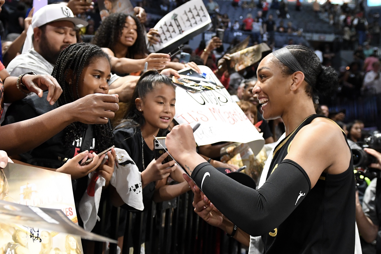 A'ja Wilson et les Las Vegas Aces