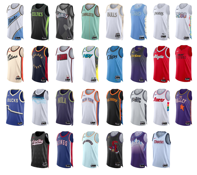 Les maillots "City Edition"