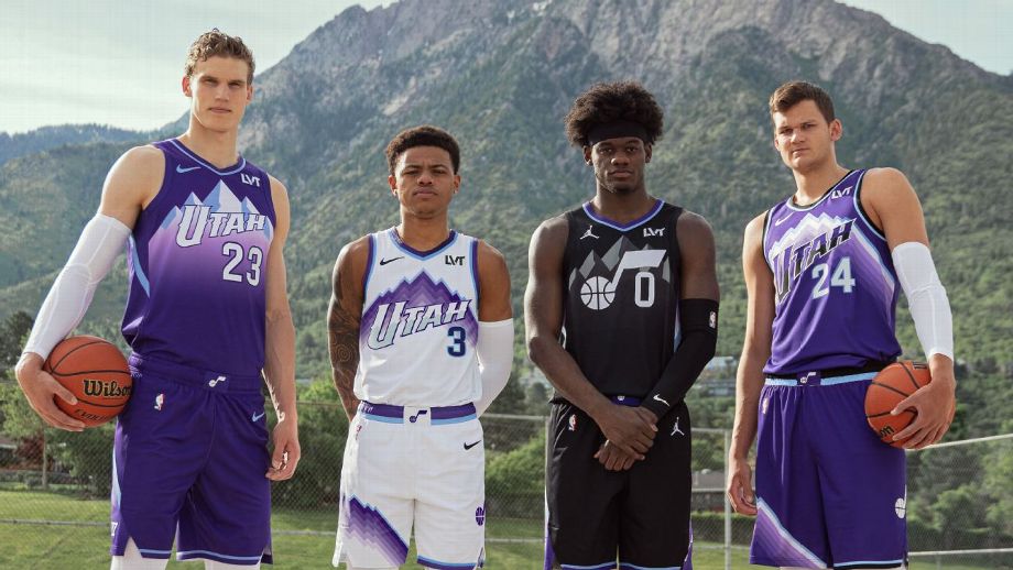 Le Jazz 2024-2025 avec Lauri Markkanen, Keyonte George, Taylor Hendricks et Walker Kessler