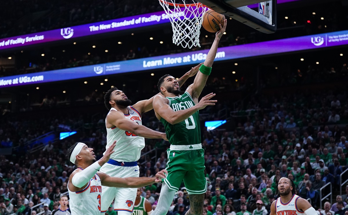 Jayson Tatum (Celtics) face aux Knicks