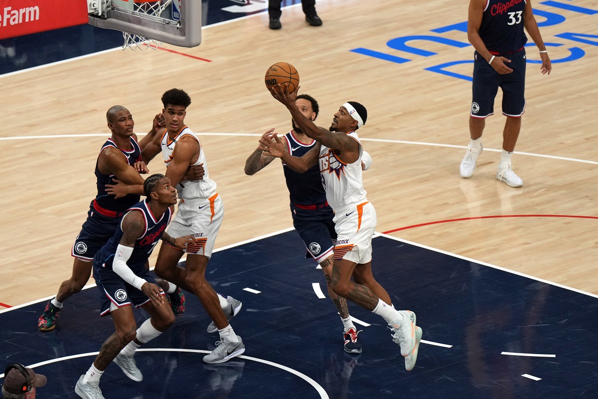 Bradley Beal avec les Suns face aux Clippers