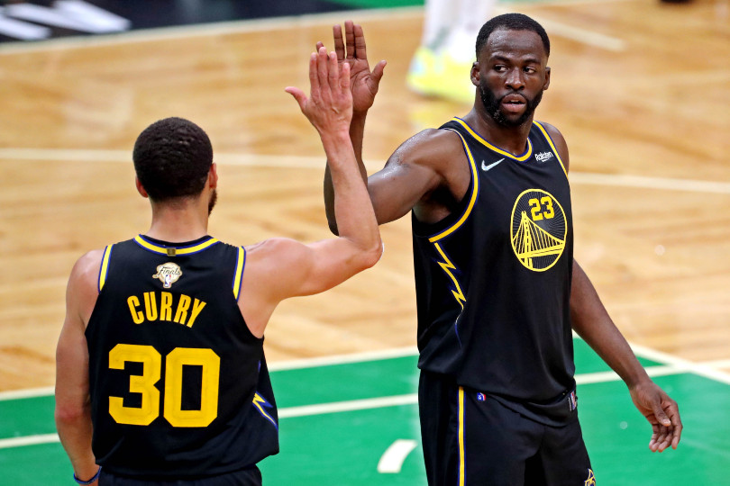 Stephen Curry et Draymond Green sans Klay Thompson