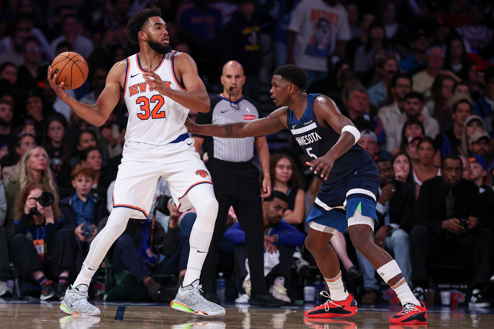 knicks wolves