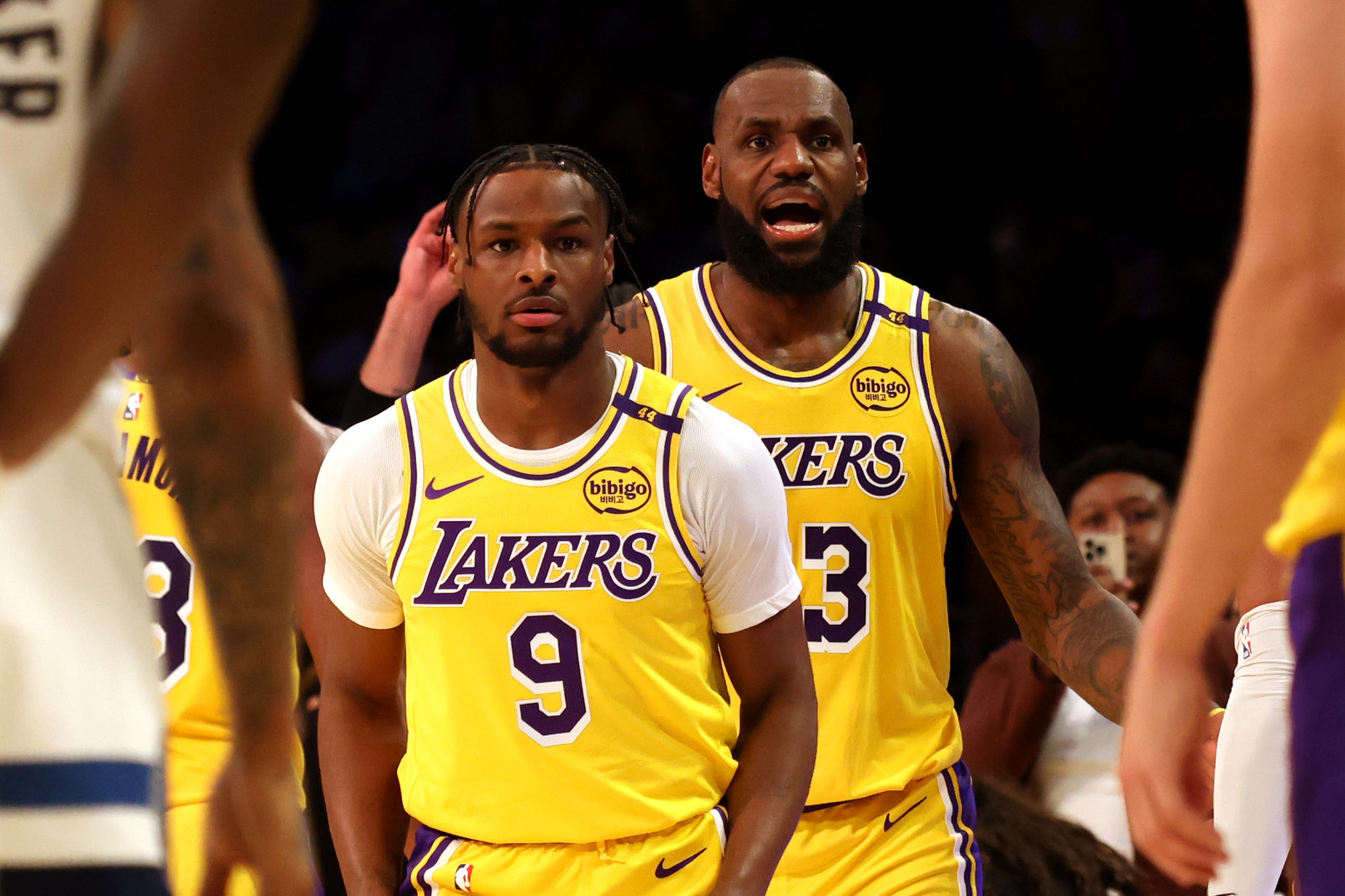 LeBron James et Bronny James