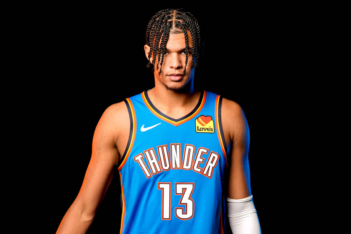 Ousmane Dieng avec le Thunder