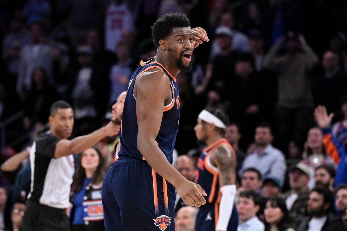 Ariel Hukporti avec les Knicks