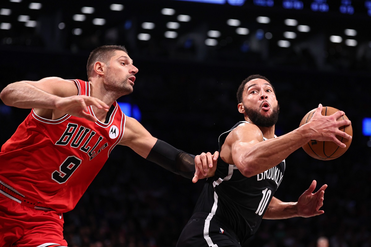 Ben Simmons avec les Nets face aux Bulls