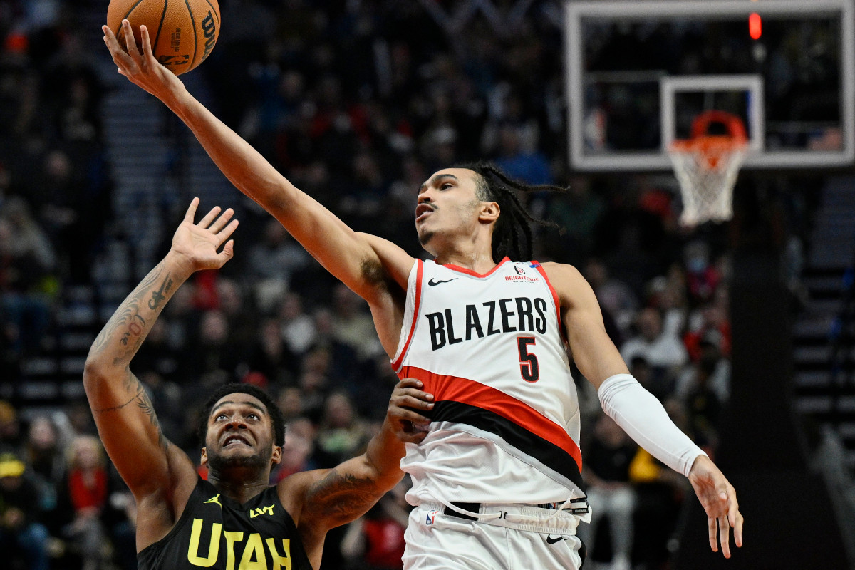 Dalano Banton avec les Blazers