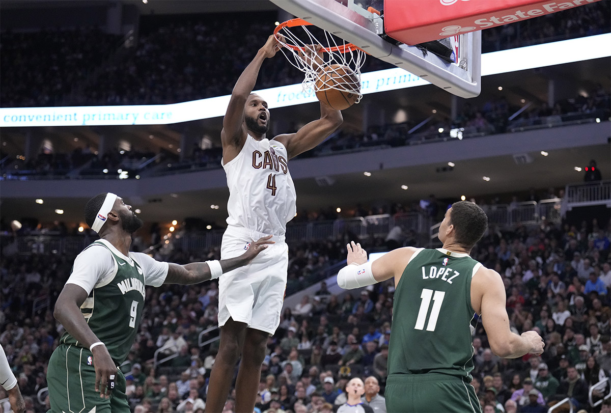 Evan Mobley avec les Cavaliers