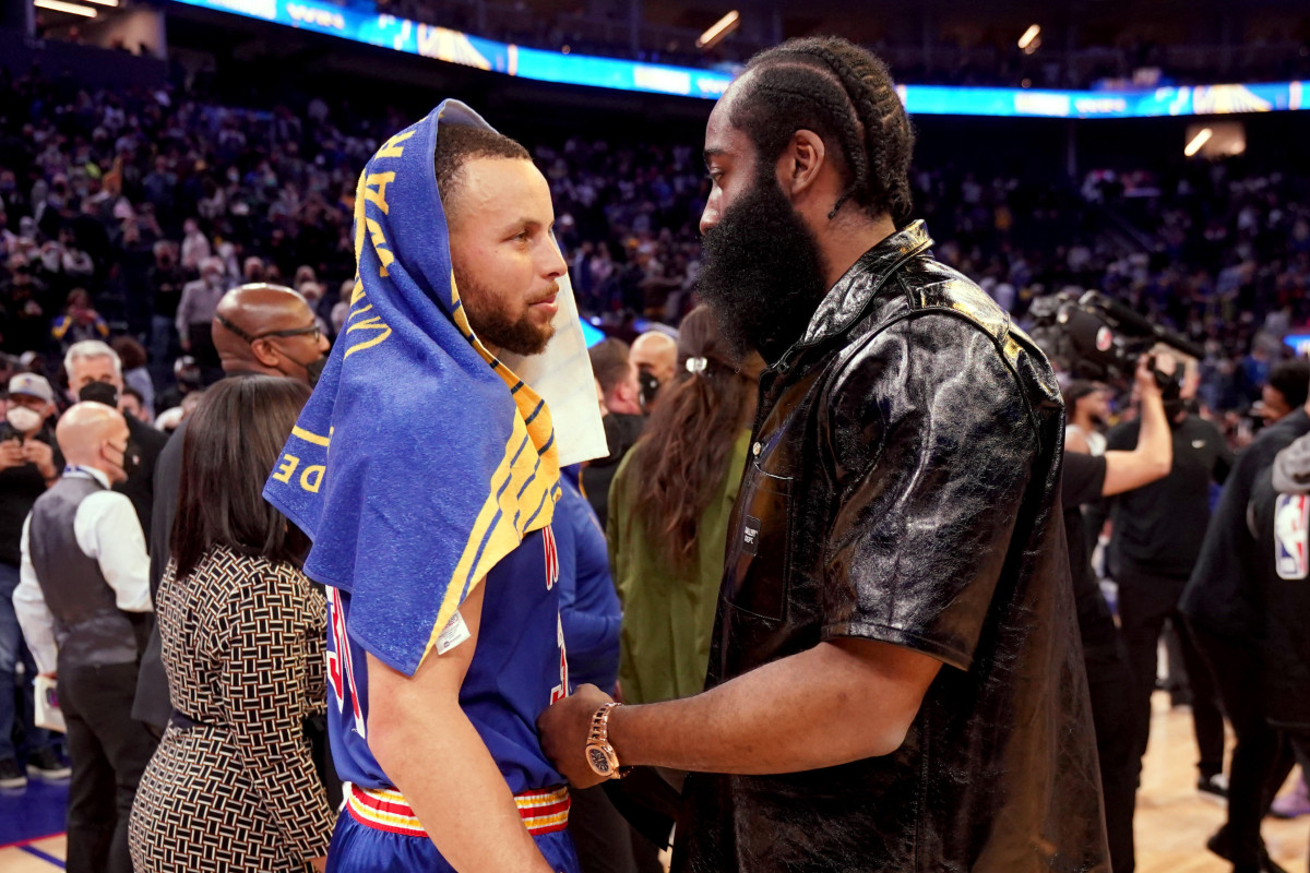 James Harden et Stephen Curry