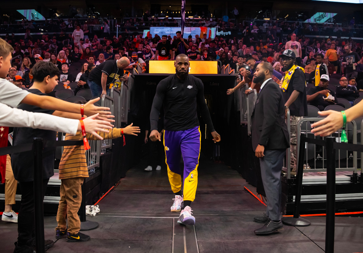 LeBron James avec les Lakers