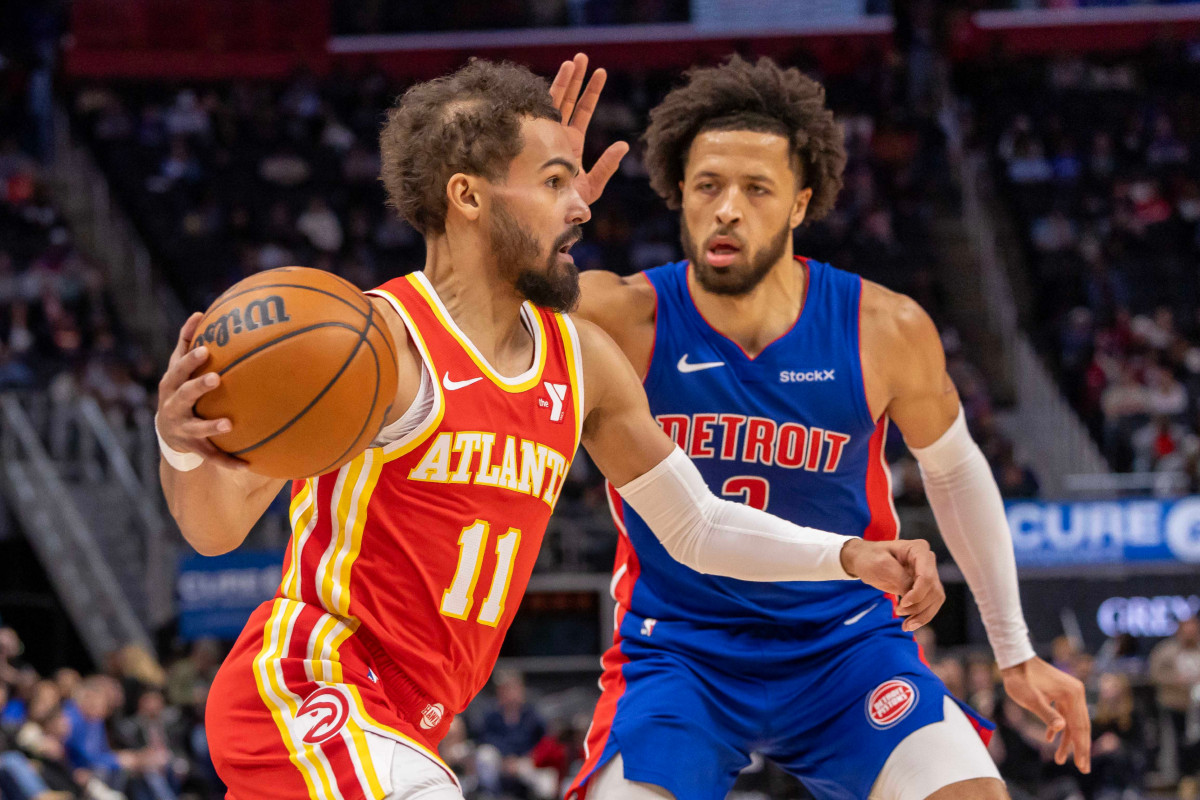 Trae Young face à Cade Cunningham