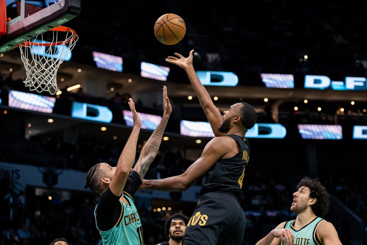 Evan Mobley avec les Cavaliers