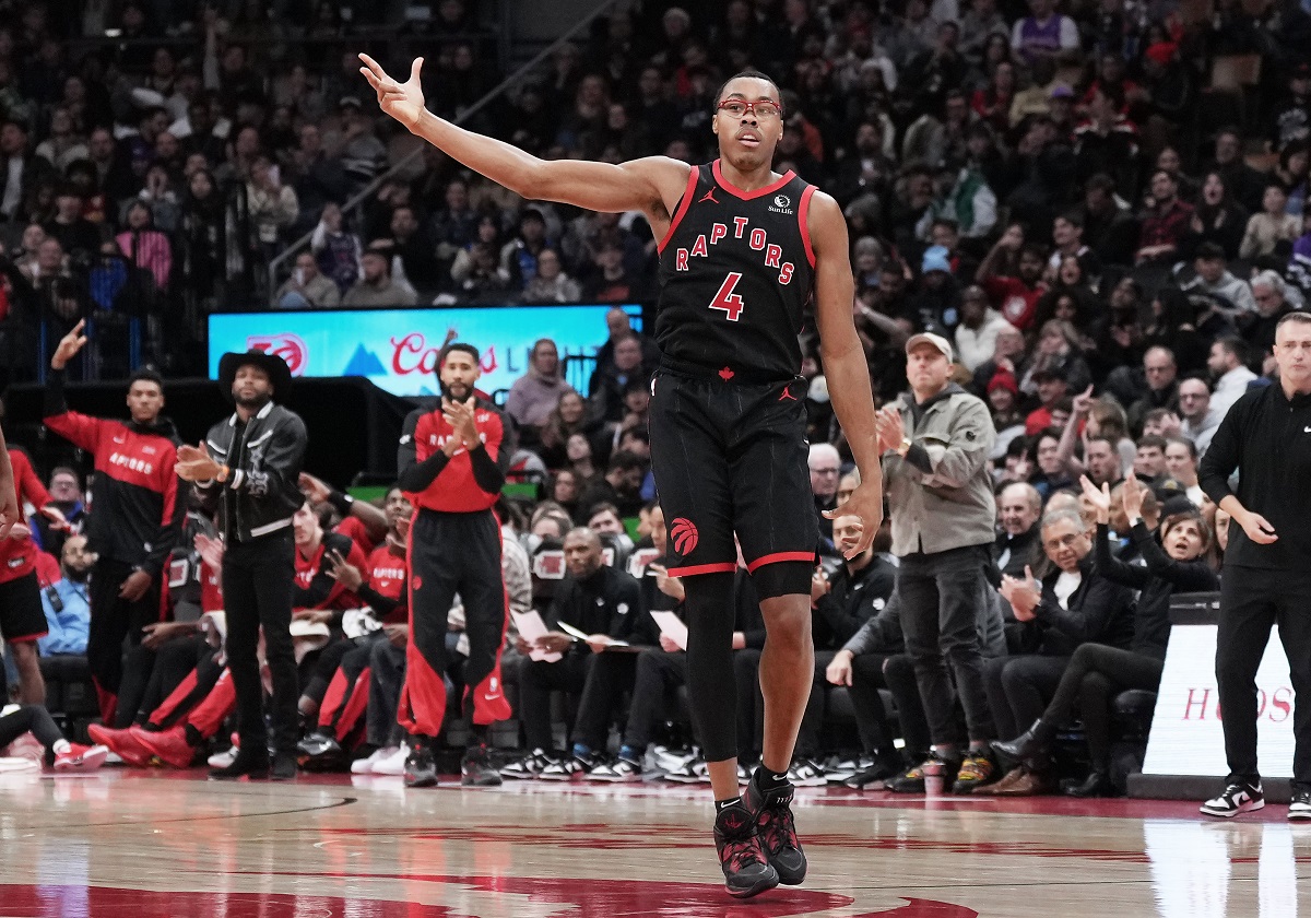 Scottie Barnes (Raptors) contre les Mavericks