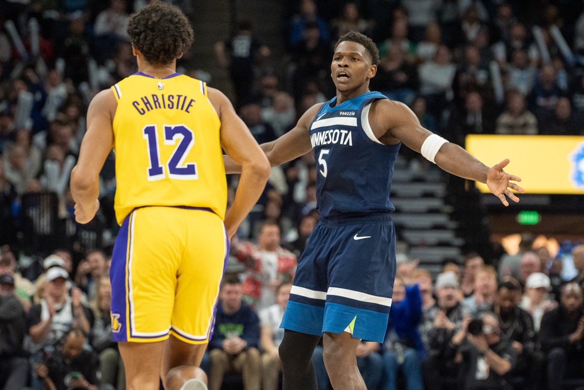 Anthony Edwards Wolves-Lakers